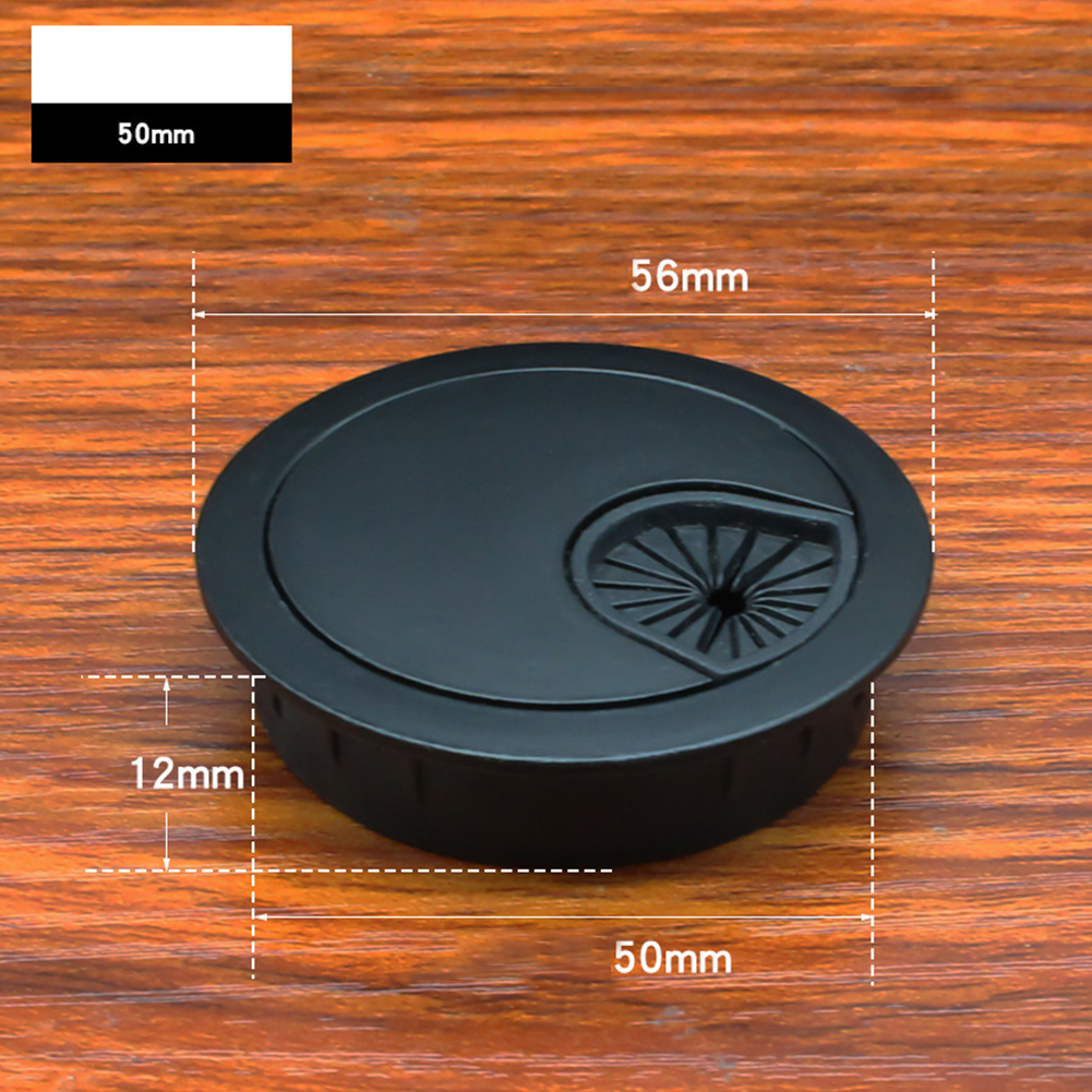 Office Furniture Installation - Zinc Alloy Cable Hole Cover 50mm/60mm/80mm