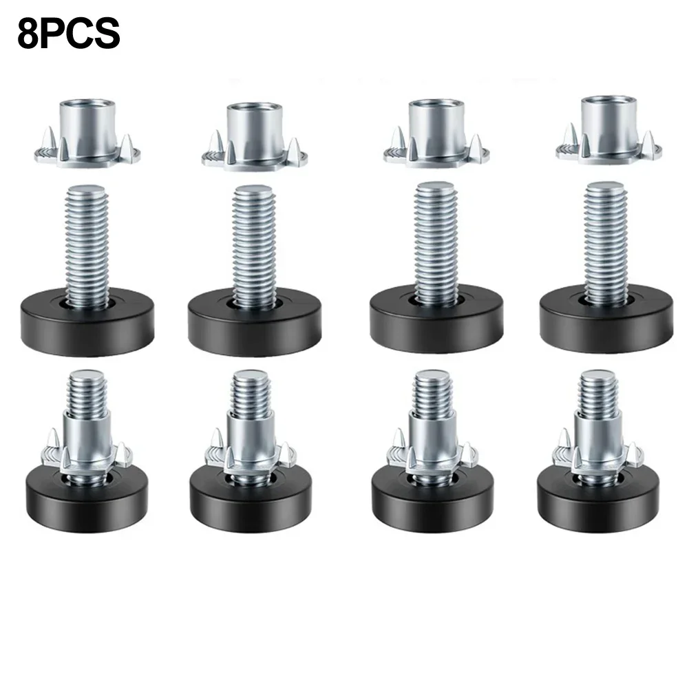 Office Furniture Equipment - 8PCS Adjustable Furniture Leveling Feet Base