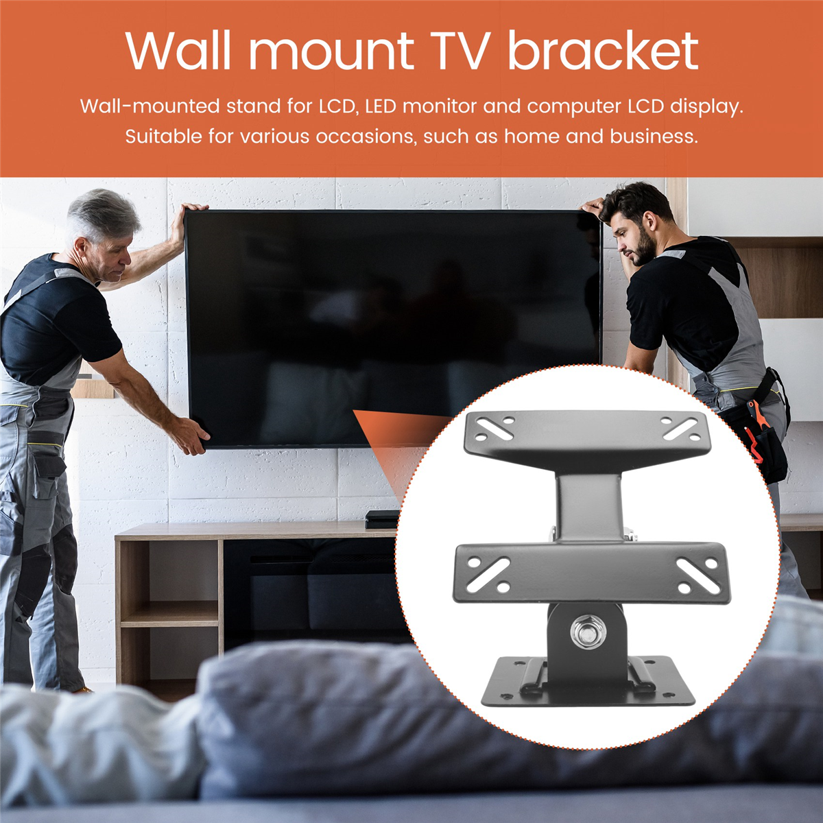 ABQR Universal Wall Mount Stan – обзор и цена Adjustable Monitor Mount