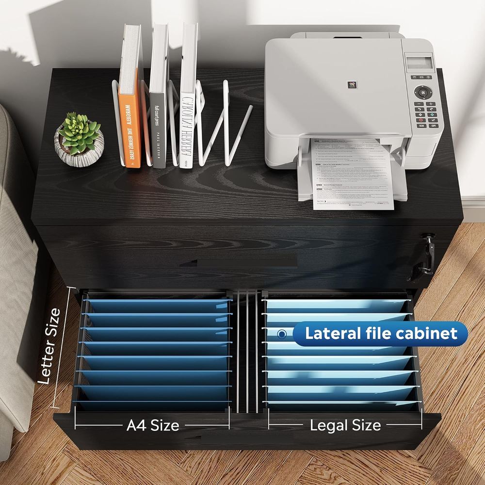 2-Drawer Wood Lateral File Cab – обзор и цена File Cabinet Lateral