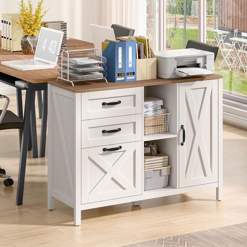 White Lateral File Cabinet wit – обзор и цена File Cabinet Lateral