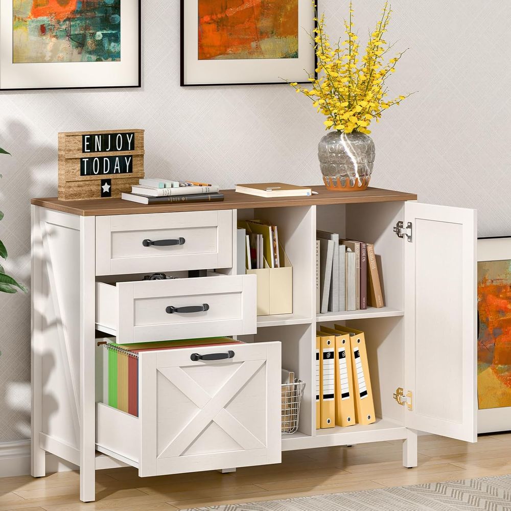 White Lateral File Cabinet wit – обзор и цена File Cabinet Lateral