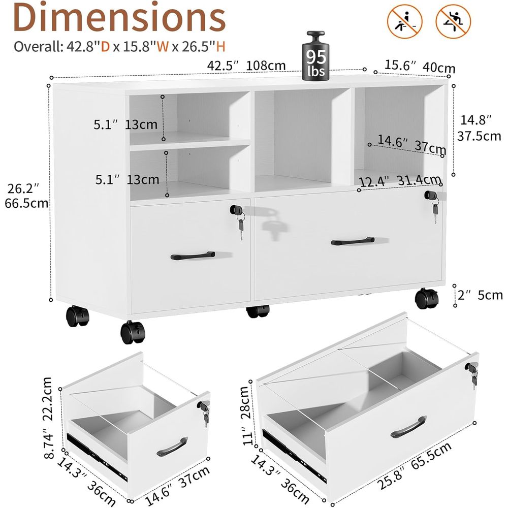 2 Drawer Mobile Lateral File C – обзор и цена File Cabinet Lateral