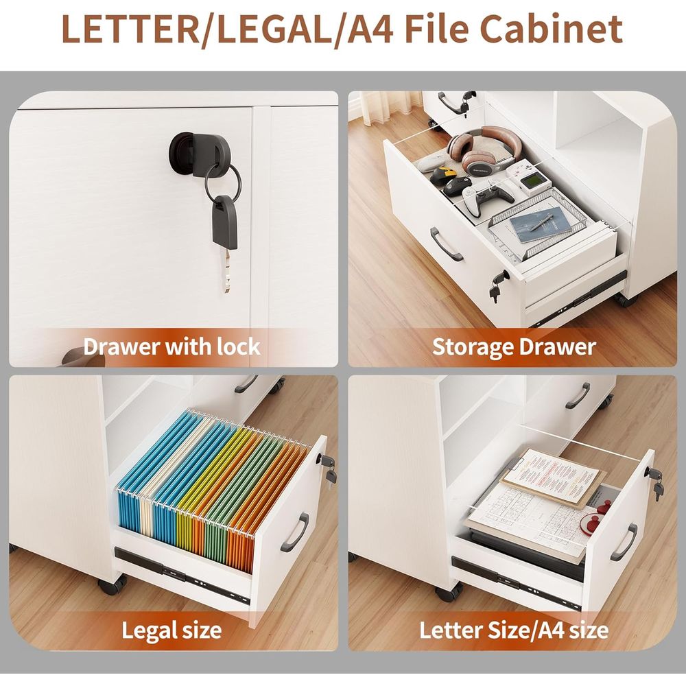 2 Drawer Mobile Lateral File C – обзор и цена File Cabinet Lateral
