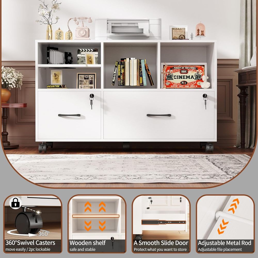 2 Drawer Mobile Lateral File C – обзор и цена File Cabinet Lateral