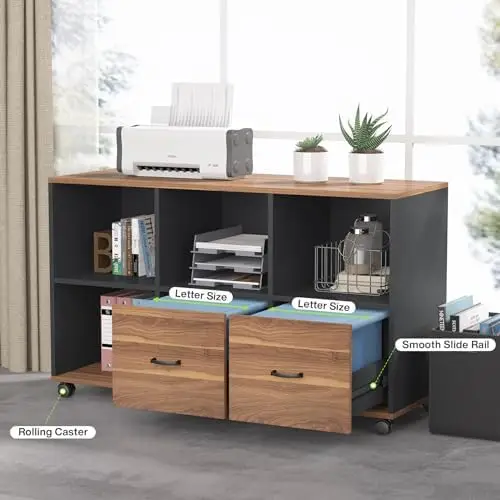 63 inches Executive Desk and 4 – обзор и цена File Cabinet Lateral