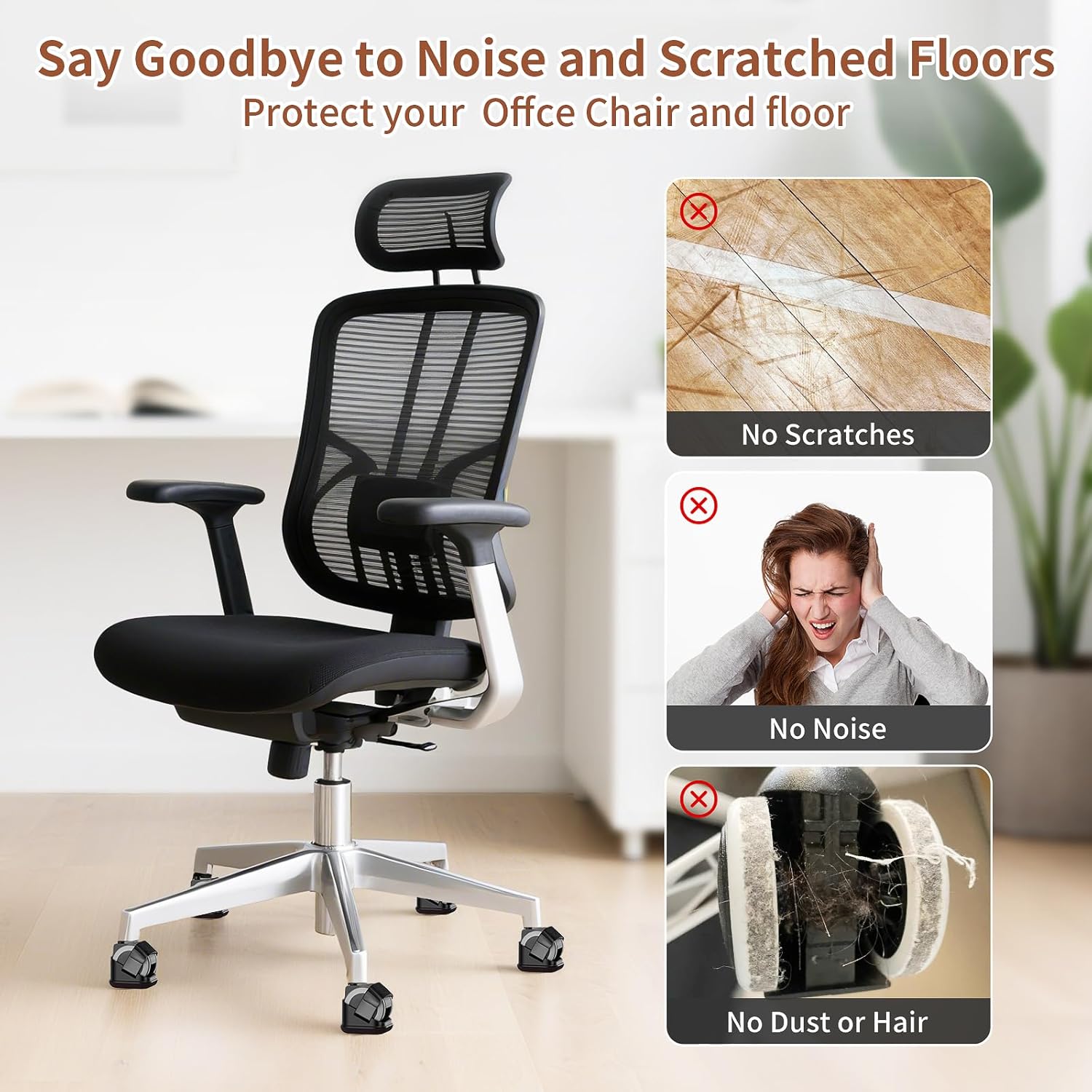 5PCS Chair Leg Protectors Offi – обзор и цена Office Furniture Equipment