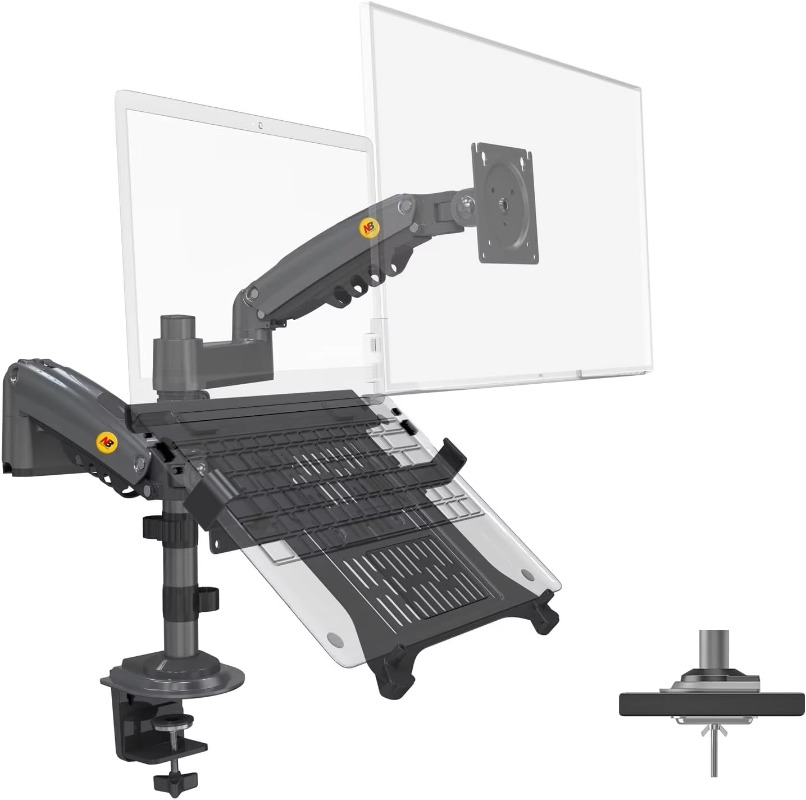 Dual Arm 2 in 1 Combo Laptop M – обзор и цена Adjustable Monitor Mount