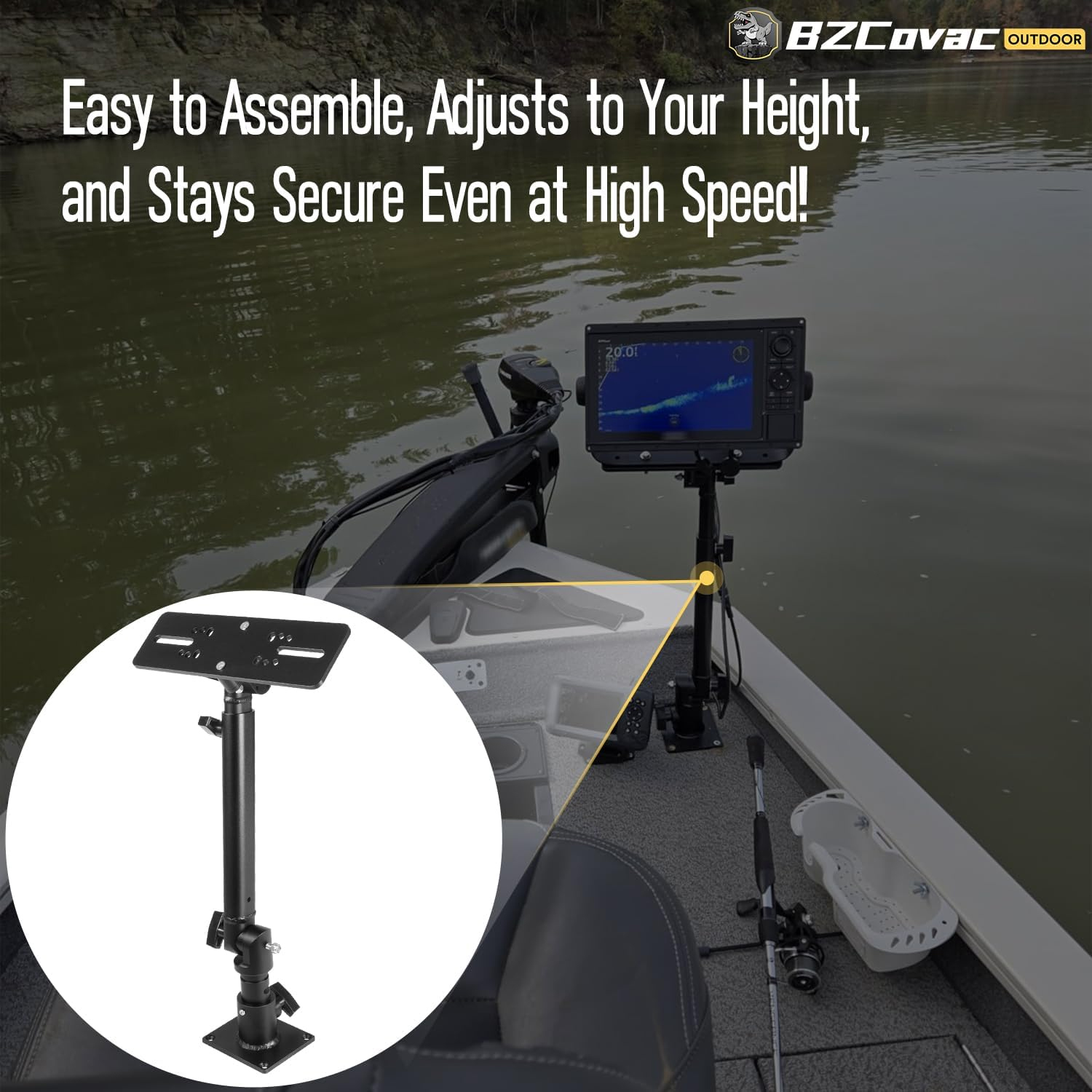 Marine Anodized Aluminum Monit – обзор и цена Adjustable Monitor Mount