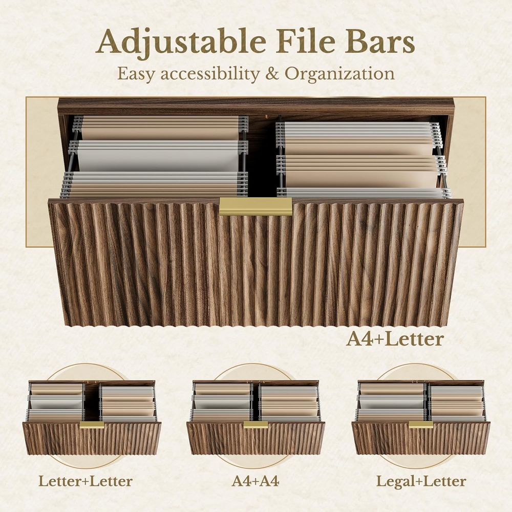 2-Drawer Cabinet with Luted De – обзор и цена File Cabinet Lateral