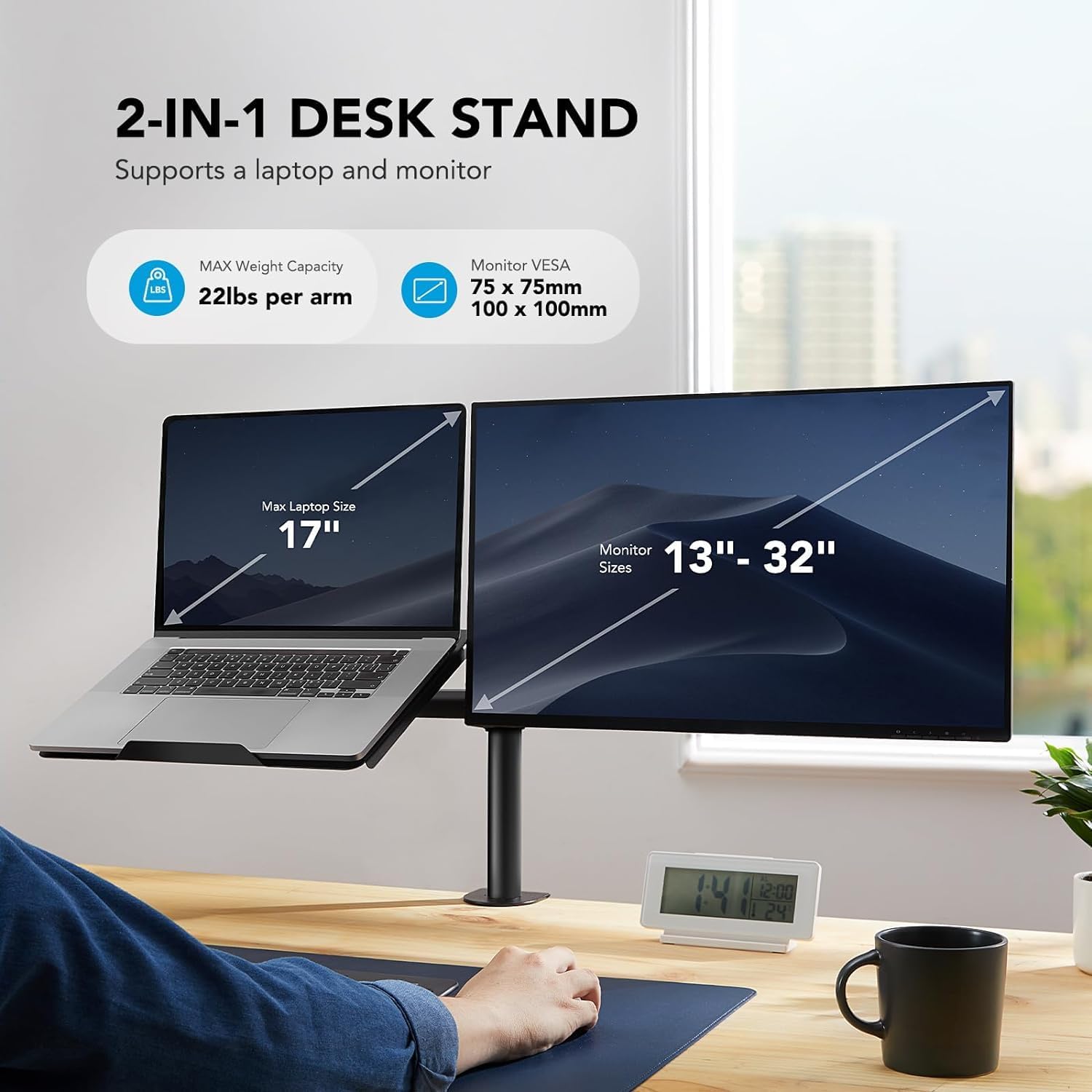Adjustable Monitor Arm with La – обзор и цена Adjustable Monitor Mount