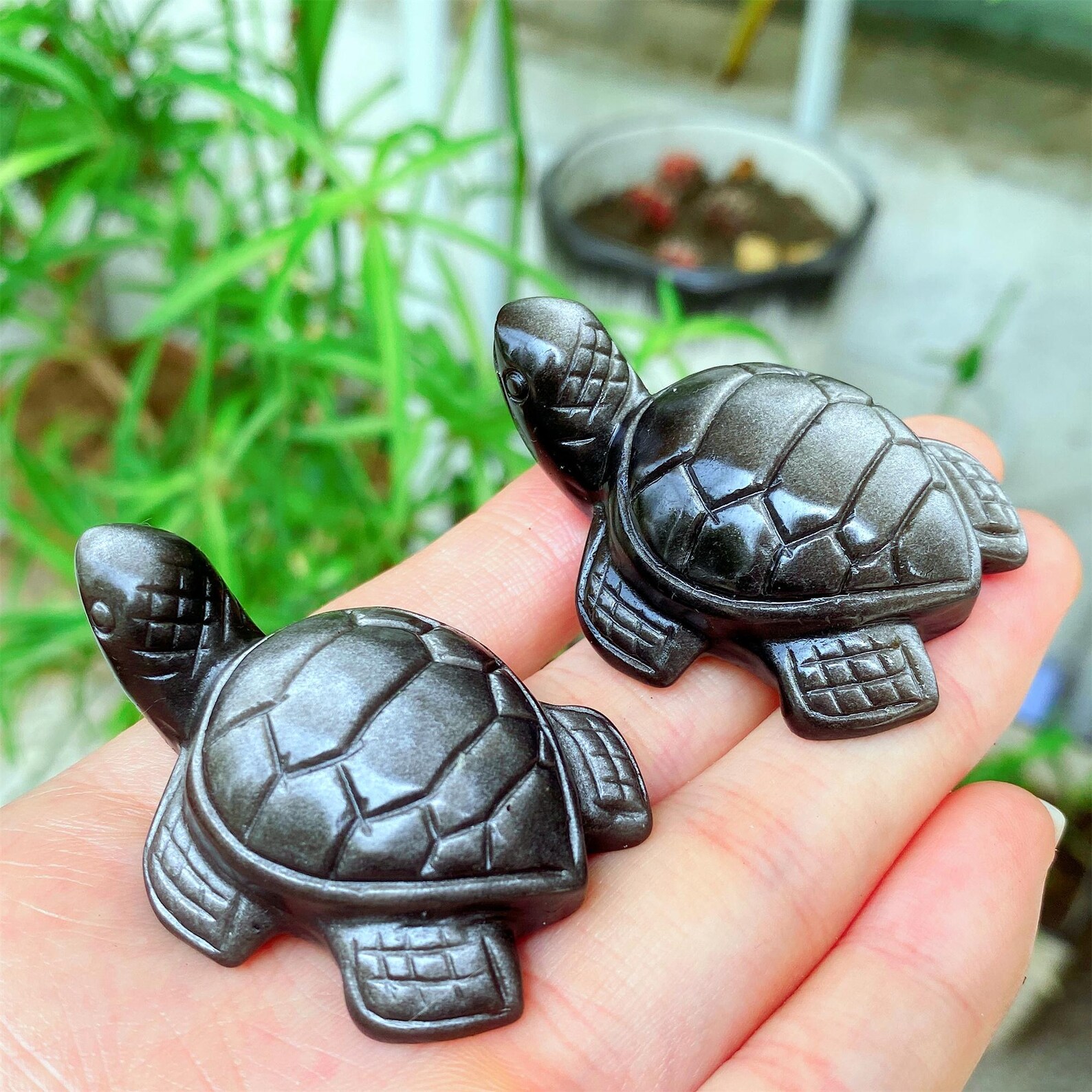 1pc Carved Silver Obsidian Sea – обзор и цена Office Furniture Equipment
