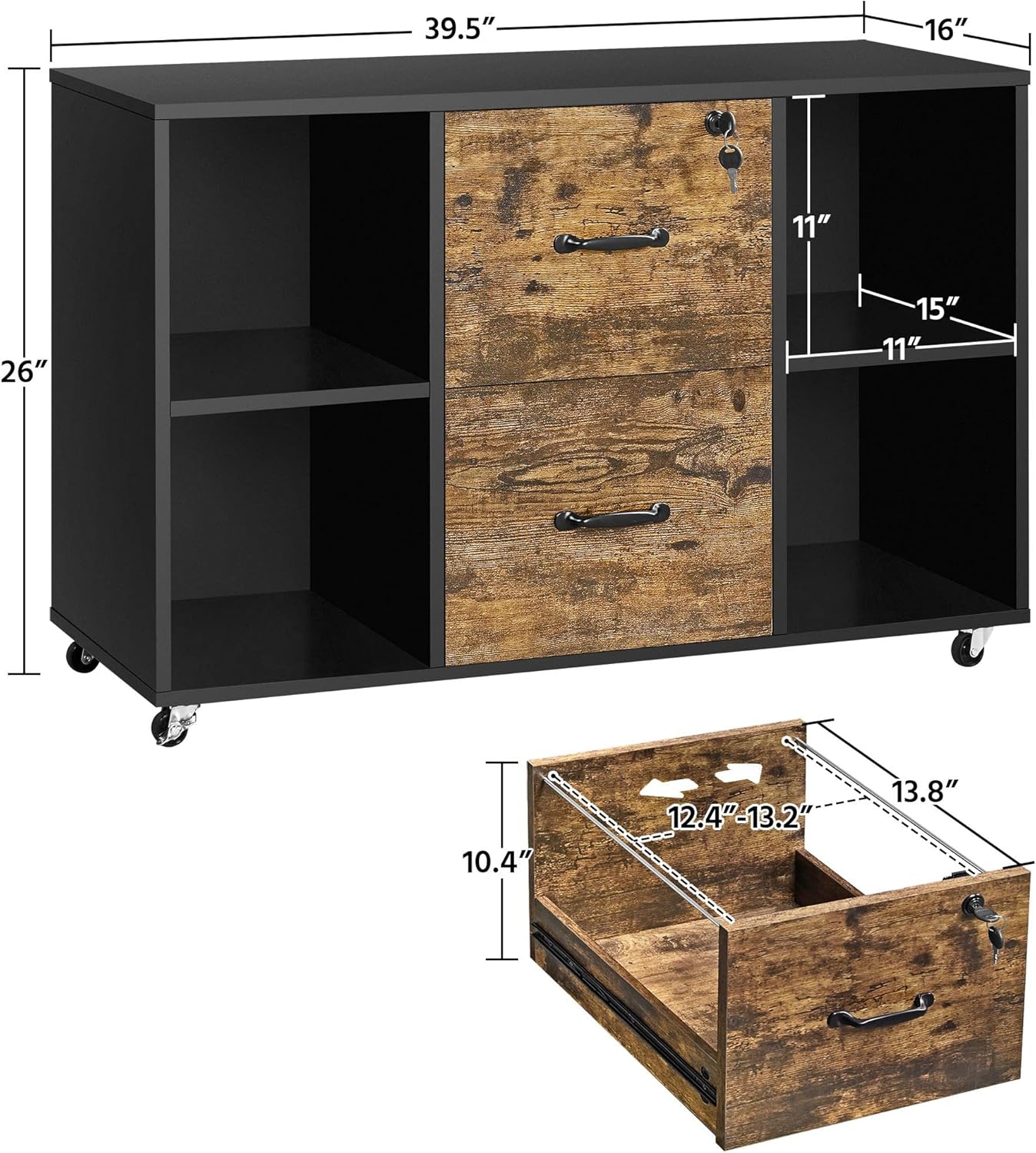2-Drawer Lateral File Cabinet  – обзор и цена File Cabinet Lateral