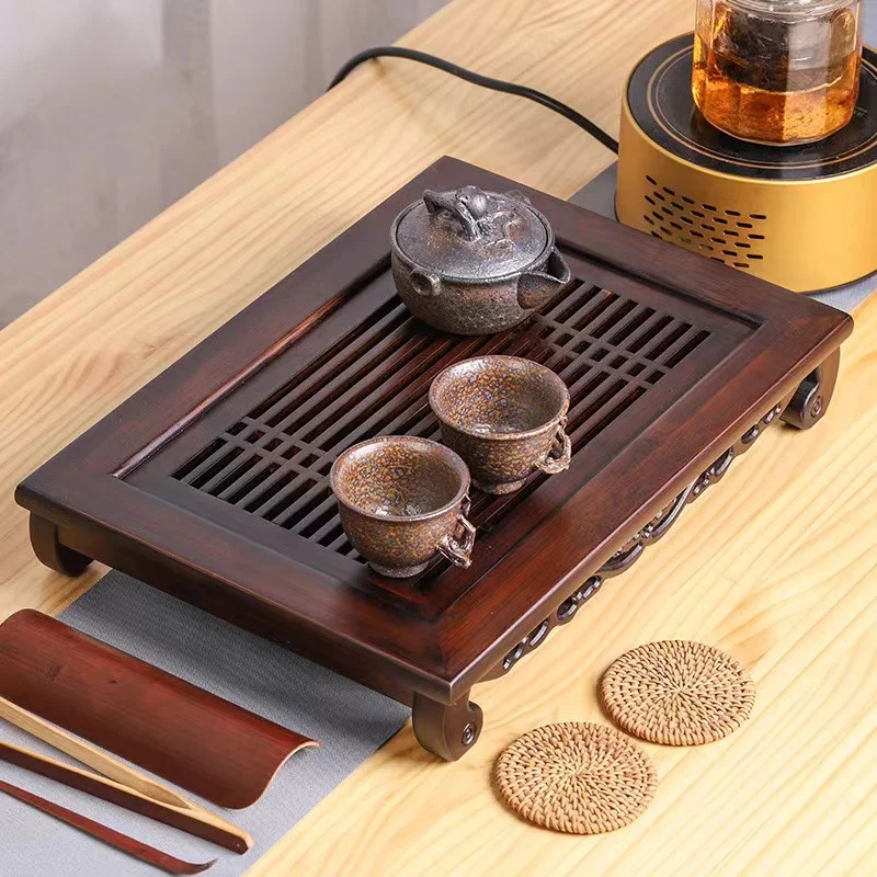 Chinese Natural Bamboo Tea Tra – обзор и цена Drawer Organizer Tray