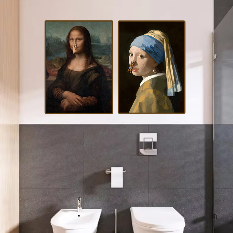 1pc Funny Abstract Bathroom To – обзор и цена Office Furniture Equipment