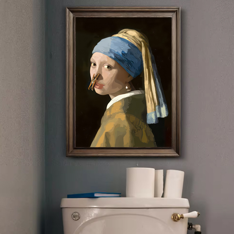 1pc Funny Abstract Bathroom To – обзор и цена Office Furniture Equipment
