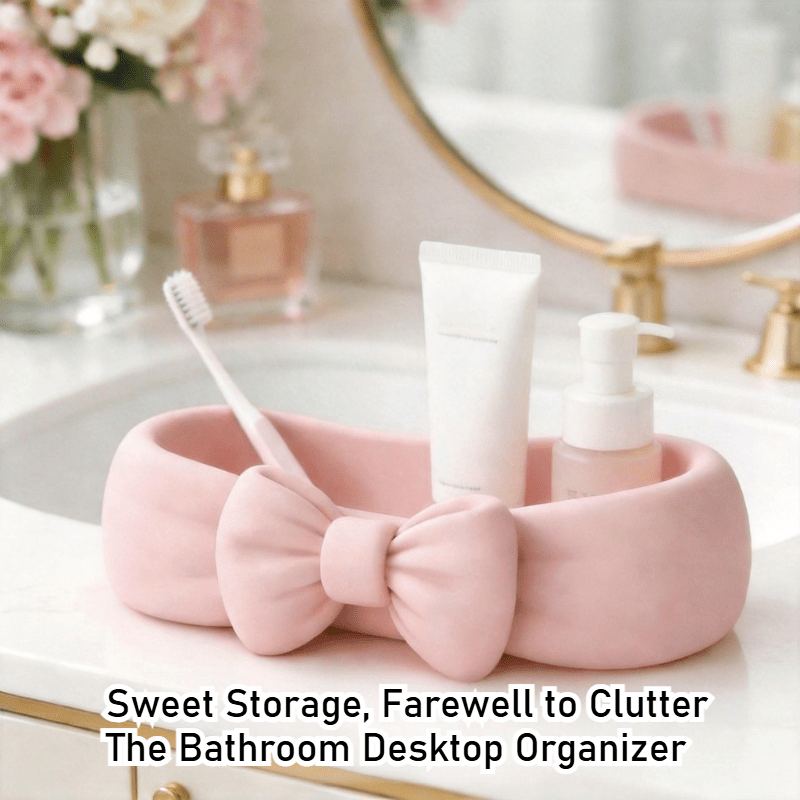 Cute Bow Shaped Makeup Organiz – обзор и цена Drawer Organizer Tray
