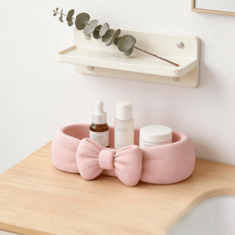 Cute Bow Shaped Makeup Organiz – обзор и цена Drawer Organizer Tray