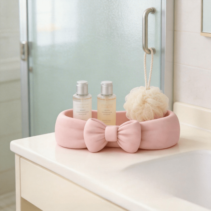 Cute Bow Shaped Makeup Organiz – обзор и цена Drawer Organizer Tray
