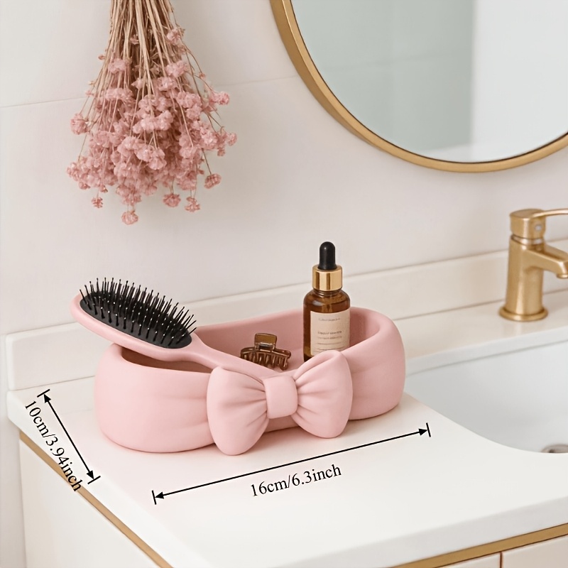 Cute Bow Shaped Makeup Organiz – обзор и цена Drawer Organizer Tray