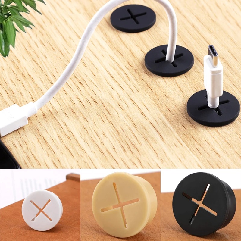 5PCS  Flexible Rubber Round Ca – обзор и цена Office Furniture Equipment