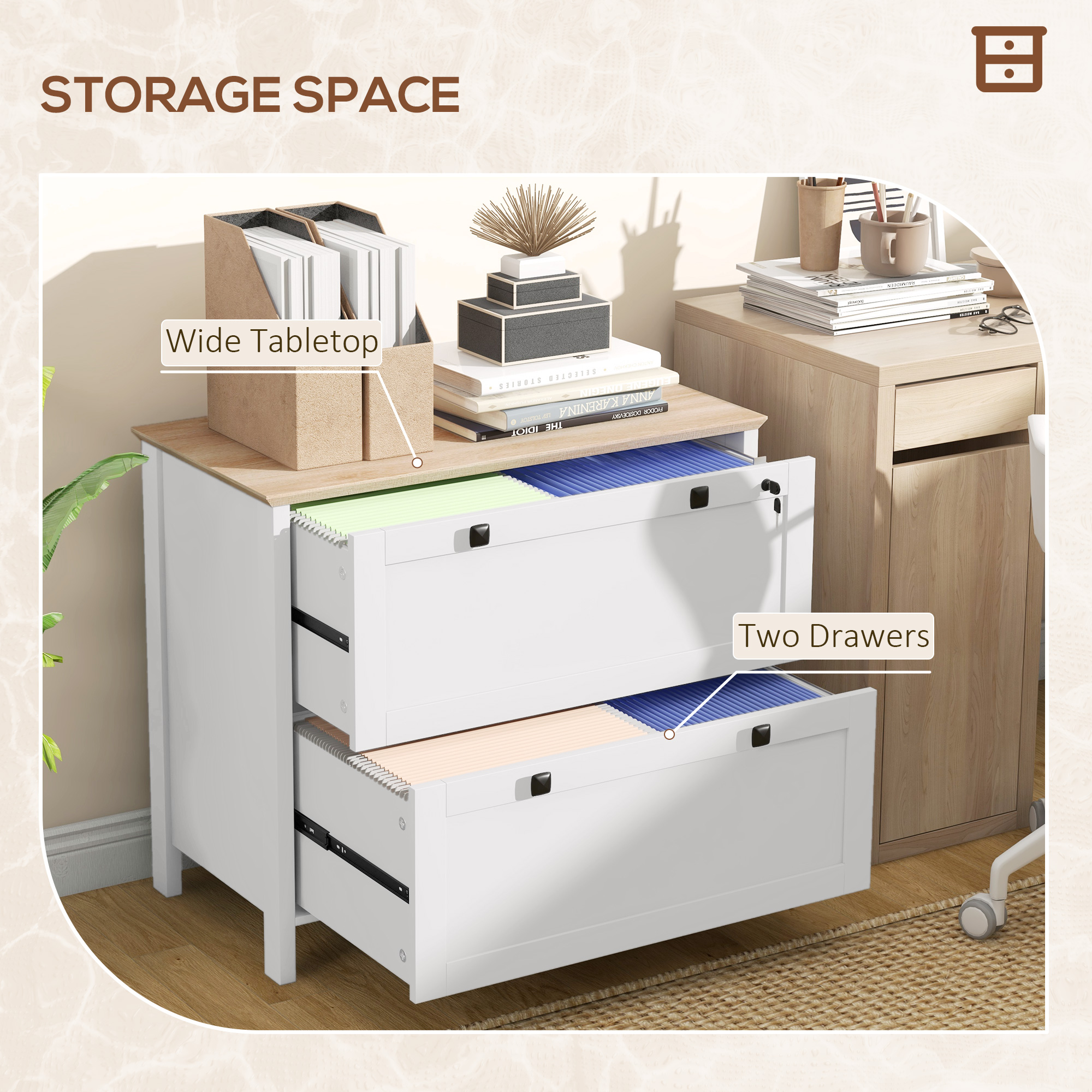 2 Drawer File Cabinet with Loc – обзор и цена File Cabinet Lateral