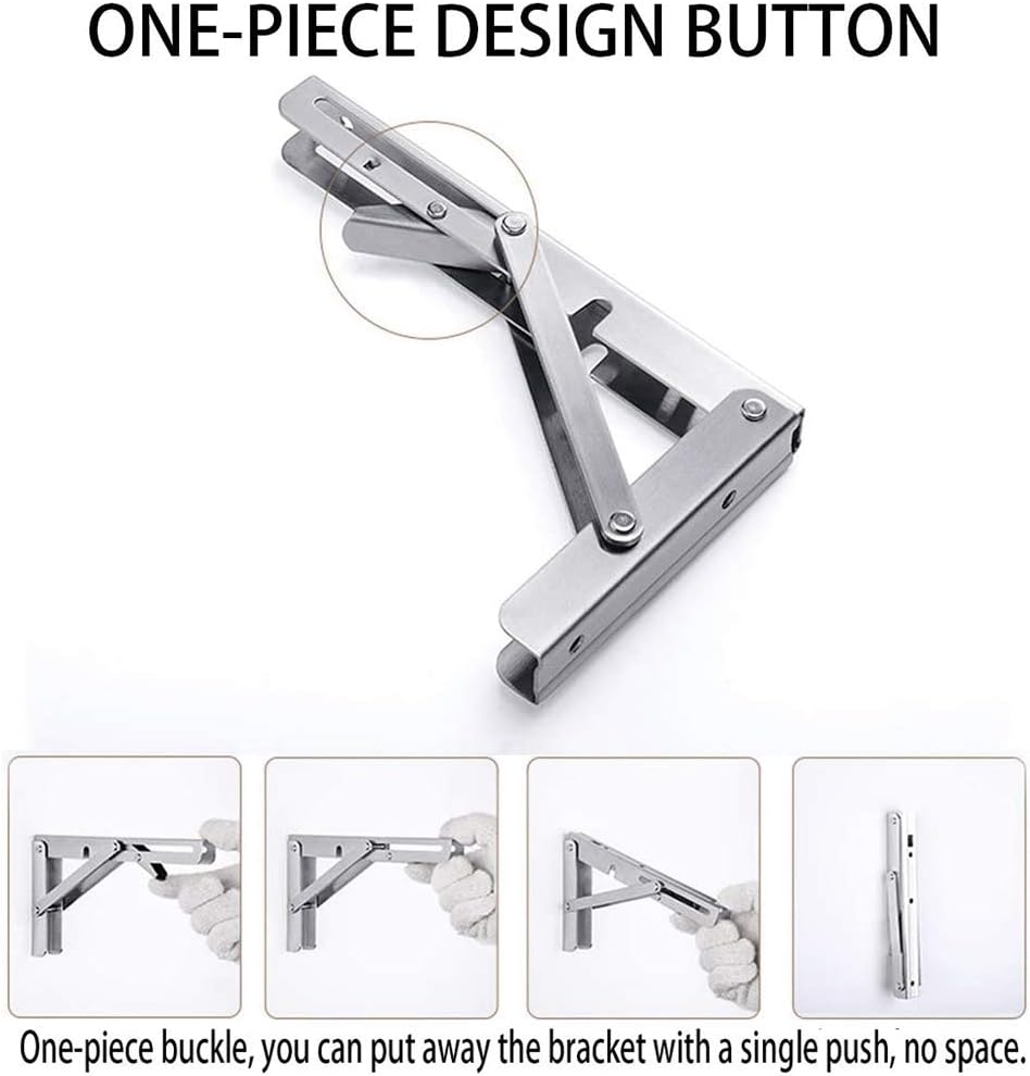 2PCS Folding Bracket for Shelf – обзор и цена Wall Mounted Desk Fold