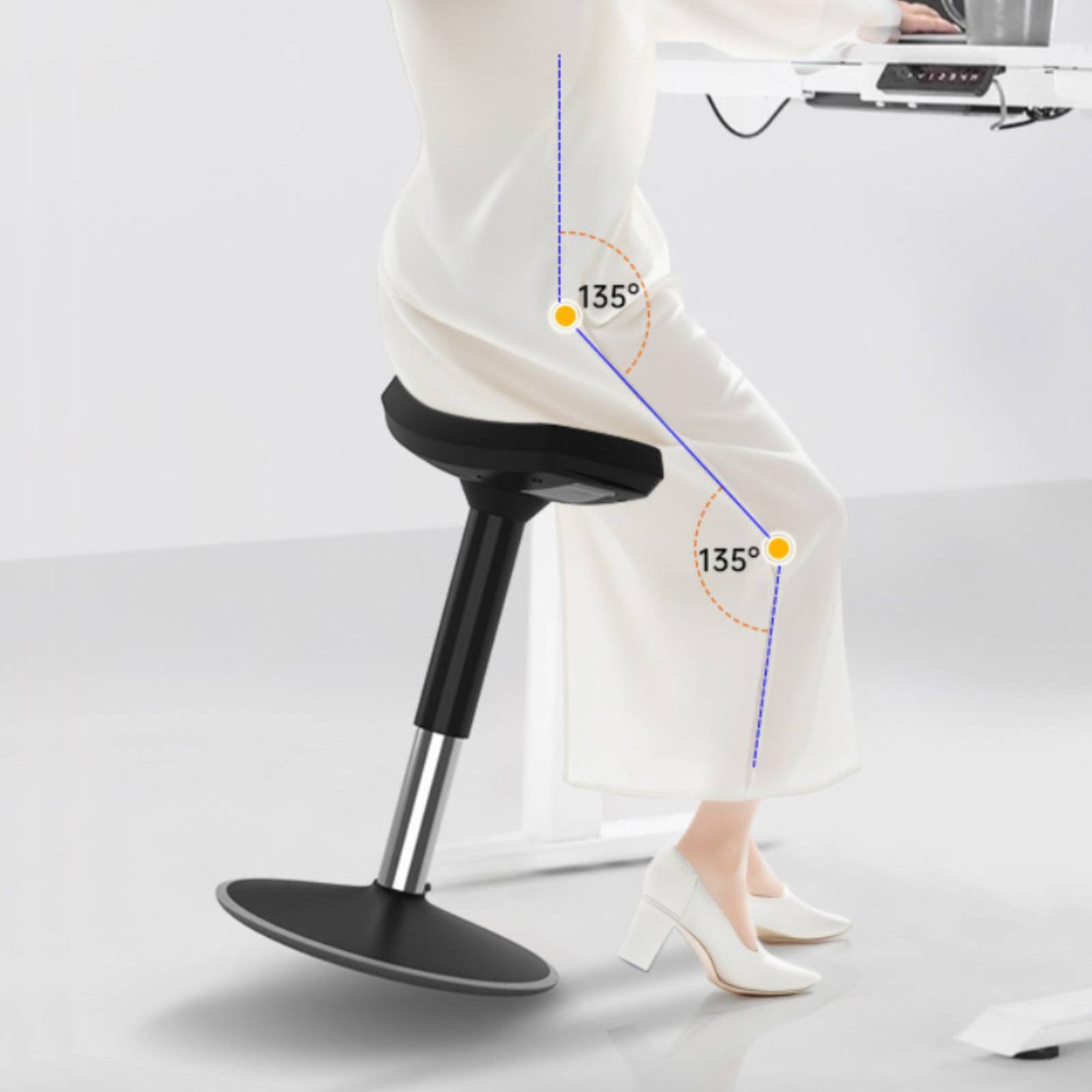 Saddle Stool Comfortable Long  – обзор и цена Office Furniture Commercial