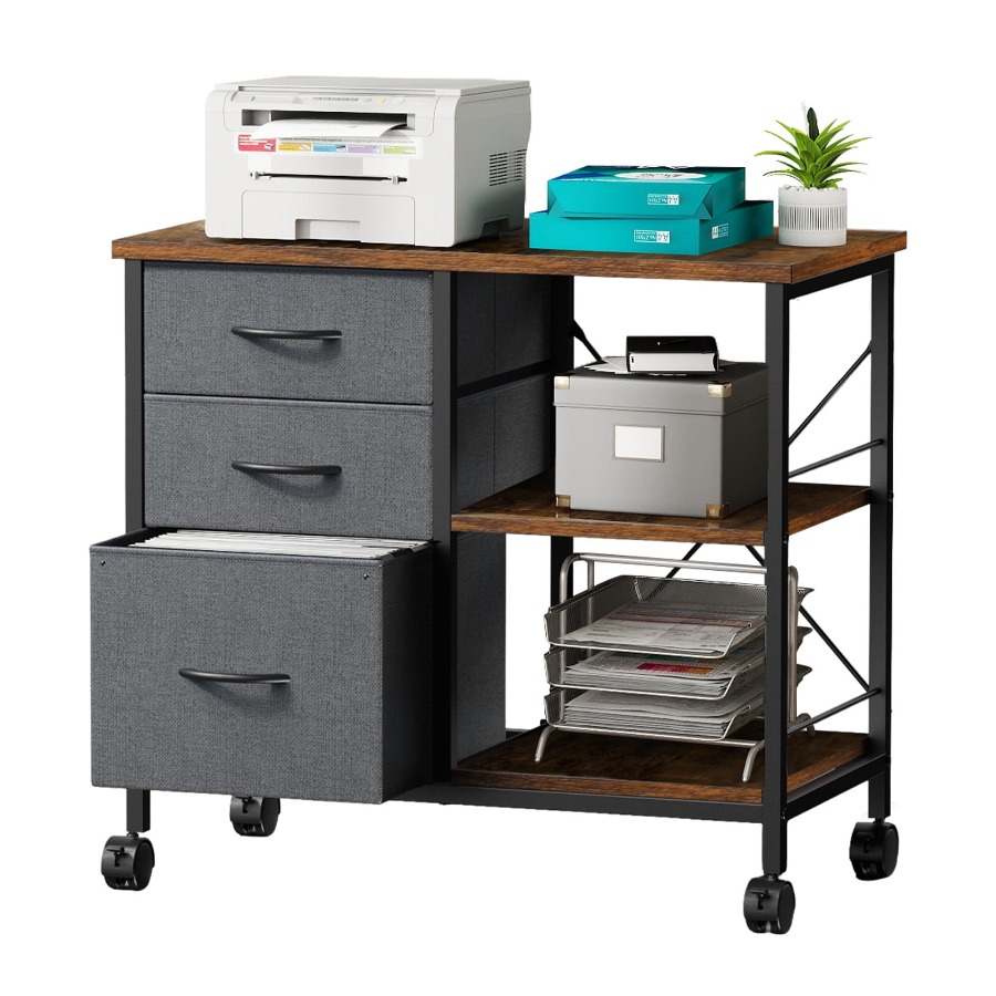 Rolling File Cabinet with 3 Dr – обзор и цена File Cabinet Lateral