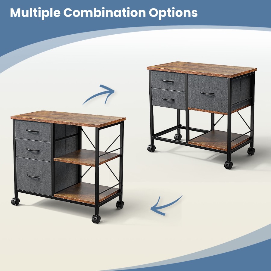 Rolling File Cabinet with 3 Dr – обзор и цена File Cabinet Lateral