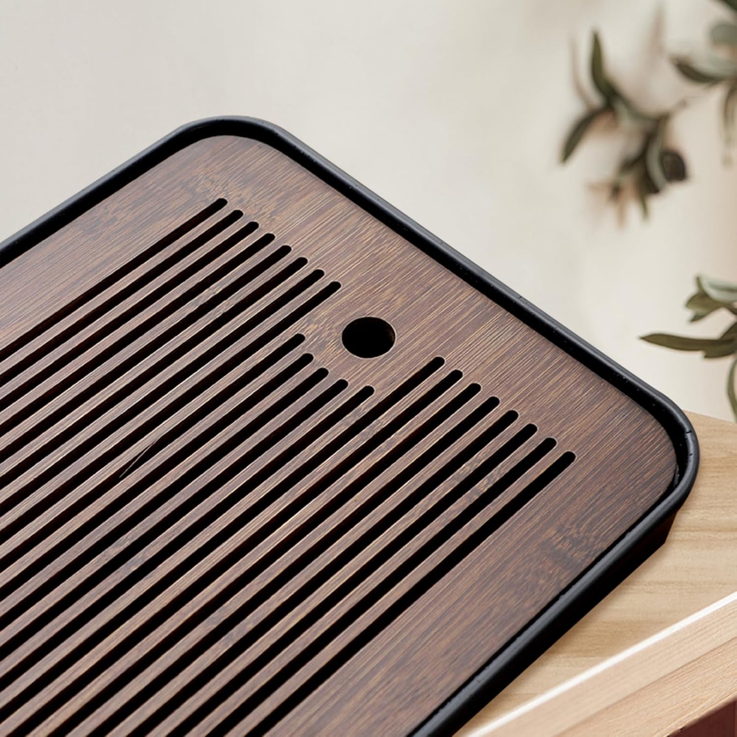Natural Bamboo Tea Tray with H – обзор и цена Office Furniture Installation