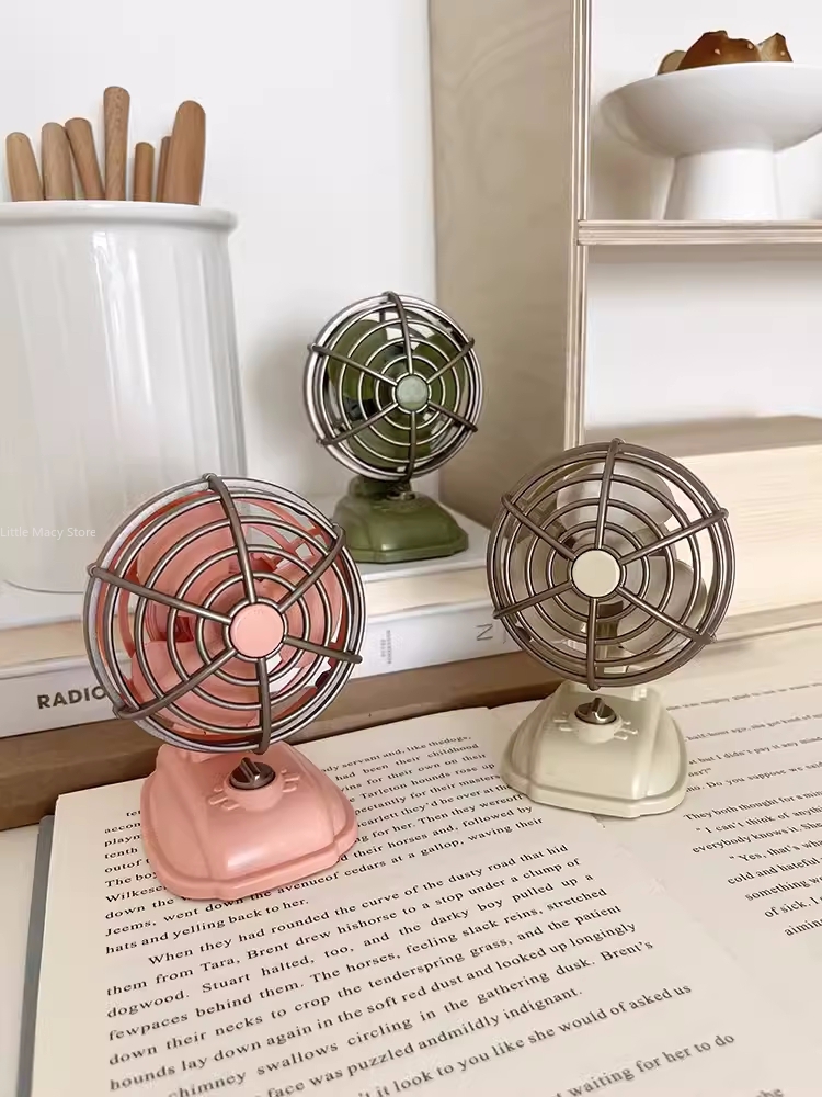 Retro Desktop Small Fan USB Ch – обзор и цена Office Furniture Equipment